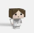 Princesa Leia - Caixa Lembrancinha Tema Star Wars - Papel em Cubos