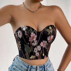 Corset Push-Up Frida Blanco - tienda online