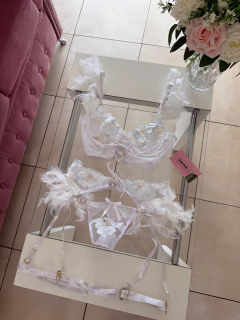 Set Plumas Milán Blanco - comprar online