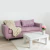 Sillon U Premium 2 Cuerpos Pana
