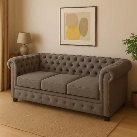 Sillon Chester 2 o 3 cuerpos tela Antidesgarro - comprar online