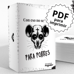 Con Eso No Se Jode Para Pobres (pdf para imprimir)