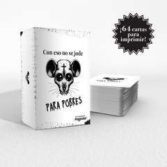 Con Eso No Se Jode Para Pobres (pdf para imprimir) - comprar online