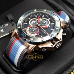 RELOJ KOSMO DOBLE CORREA K3932G CRONOGRAFOS ORIGINAL en internet