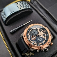 RELOJ KOSMO K4000G CRONOGRAFOS DOBLE CORREA ORIGINAL - comprar online