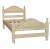 Cama 1 Plaza de madera de Pino modelo BOCHA
