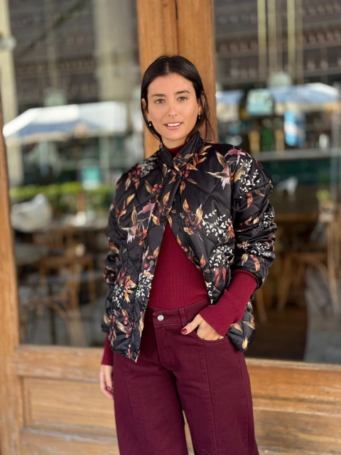 Campera Tokio - Bomber estampada - comprar online