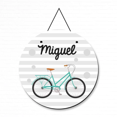 Plaquinha decorativa bicicleta | P19