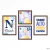 Kit de Quadros Astronauta - K664 - Loja Florar - Enfeite Porta Maternidade - Decoração Quarto Infantil