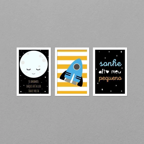 Kit de quadros astronauta | K99