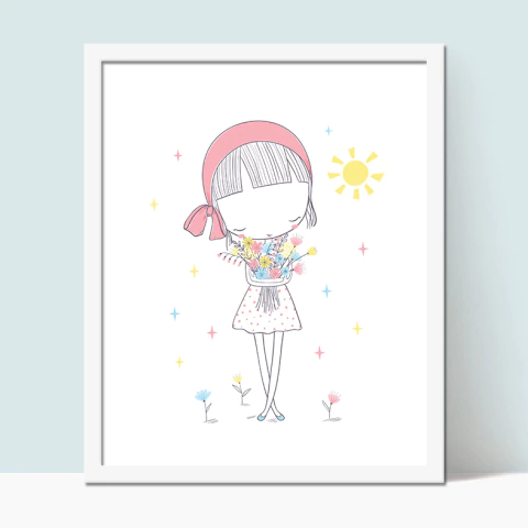 Quadro Quarto de Menina | Q870