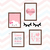 Kit de quadros para menina | K316