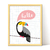 Quadro Infantil Tucano | Q878