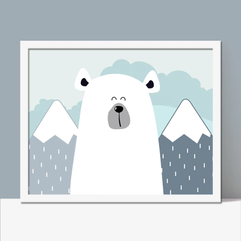 Quadro Urso Polar | Q715 - comprar online
