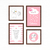 Quadrinhos infantis para quarto de menina | K448 - comprar online
