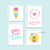 Quadros decorativos para meninas | K88