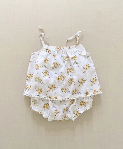 Bombachudo Lily estampado Amarillo - comprar online