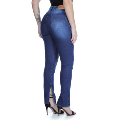 CALÇA JEANS LYCRA FEM RETA C/ALTA 36/46 - VFCJ3036 na internet