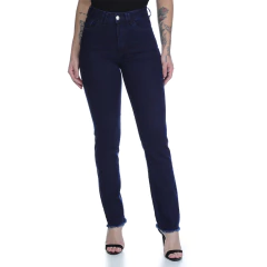 CALÇA JEANS LYCRA FEM RETA C/ALTA 36/46 - VFCJ3038 - comprar online