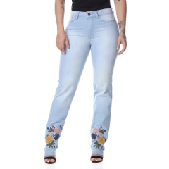 CALÇA JEANS LYCRA FEM RETA PREMIUM - VFCJ5302 - comprar online