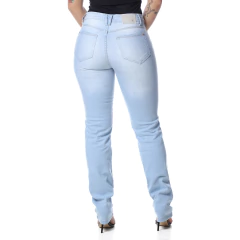 CALÇA JEANS LYCRA FEM RETA PREMIUM - VFCJ5302 na internet