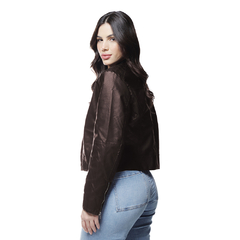 JAQUETA FEMININA PU P/GG - VFJF0107 na internet