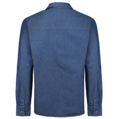 CAMISA JEANS MASC M LONGA S/BOLSO P/GG - VMCA0011 na internet