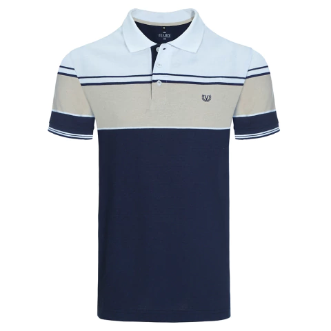 CAMISA POLO C/ TEXTURA S/B IMP PLUS SIZE - VMPG0300 - comprar online