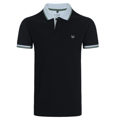 CAMISA POLO C/ TEXTURA S/B IMP P/GG - VMGP0342