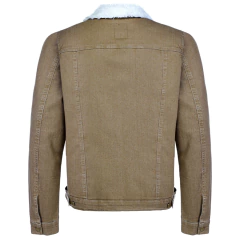 JAQUETA JEANS MAS C/ COLETE DE PELO P/GG - VMJA0038 na internet