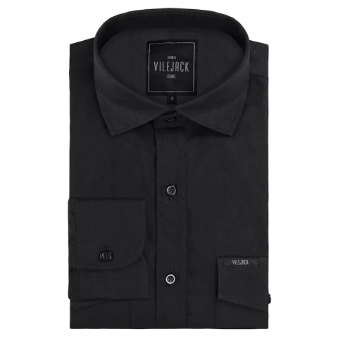 CAMISA MASCULINA SARJA M/L C/BOLSO 2/5 - VMTS0001 - comprar online