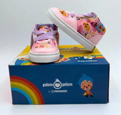 Zapatilla Plim Plim Rosa con cordones. Talle 18 (13 cm.) - Plim Plim Shop