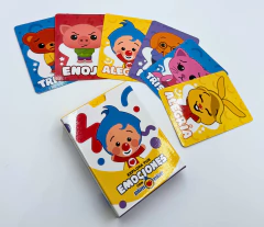 EXPLORA TUS EMOCIONES CON PLIM PLIM. CONTIENE 1 LIBRO 1 MAZO DE 48 CARTAS 1 RULETA - tienda online