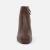 Bota Marrom Cano Curto Meia Pata Couro Charlotte - LOULLE