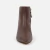Bota Marrom Cano Curto Couro Salto Baixo Valentine - LOULLE