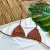 TOP CORTININHA CARAMELO - comprar online