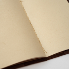 Cuaderno artesanal de cuero - Geminis Audio