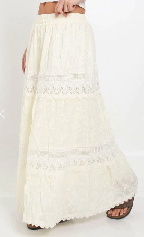 Pollera Broderie - comprar online