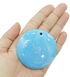 Pingente de Resina Redondo Azul (1und)