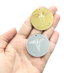 Pingente em Acrilico Profissão Medicina 4cm - comprar online