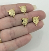 Entremeio para terço dourado sagrado coração FSAC1024 (4 pcs)