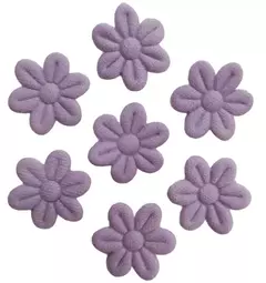aplique flor prensada
