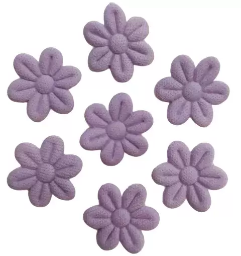 aplique flor prensada