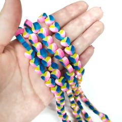 Fimo de coração Candy color (fio)