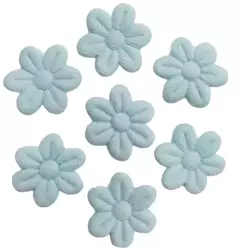 aplique flor prensada