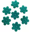 aplique flor prensada