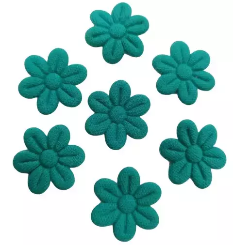 aplique flor prensada
