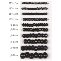 Miçanga de vidro rosa chiclete perolado (50 gramas) - loja online