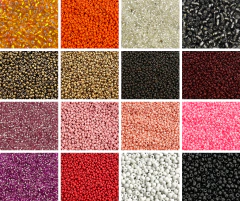 Miçanga de vidro vermelho (50 gramas) na internet