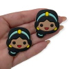 Aplique Princesa Jasmine rosto emborrachado (2 unds)